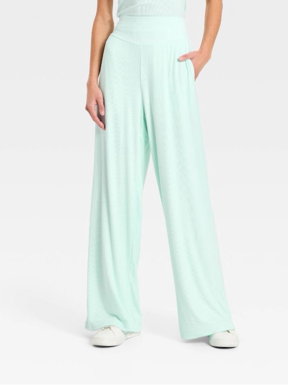 all in motion Wide-Leg Knit Pants in Mint